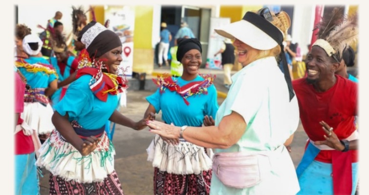 Traditional Mijikenda dancers at a Kwale cultural event